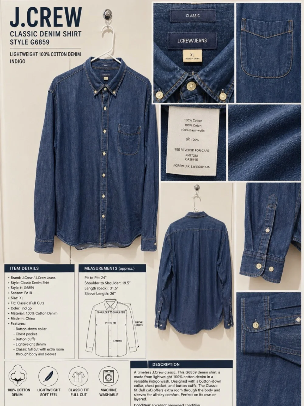 J. Crew description crew
